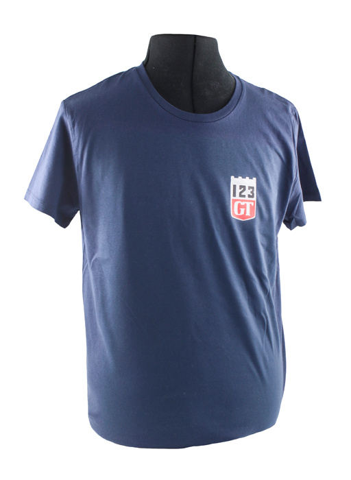 T-shirt blau 123GT emblem