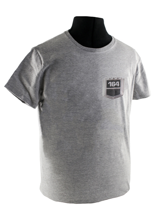 T-shirt grau 164 emblem