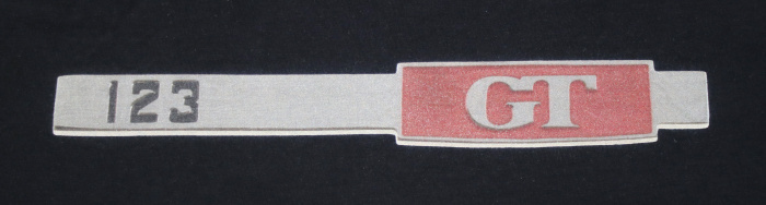 T-Shirt Frau schwarz 123GT Emblem