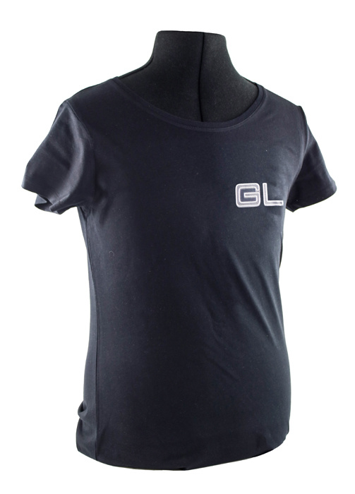 T-shirt Frau schwarz GL emblem 