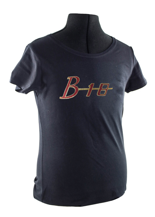 T-shirt Frau schwarz B18 emblem