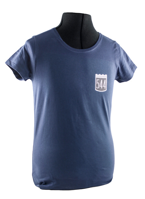 T-Shirt Frau Blau 544 Emblem