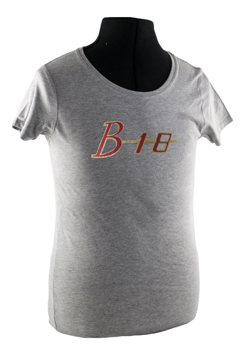 T-Shirt Frau grau B18 emblem