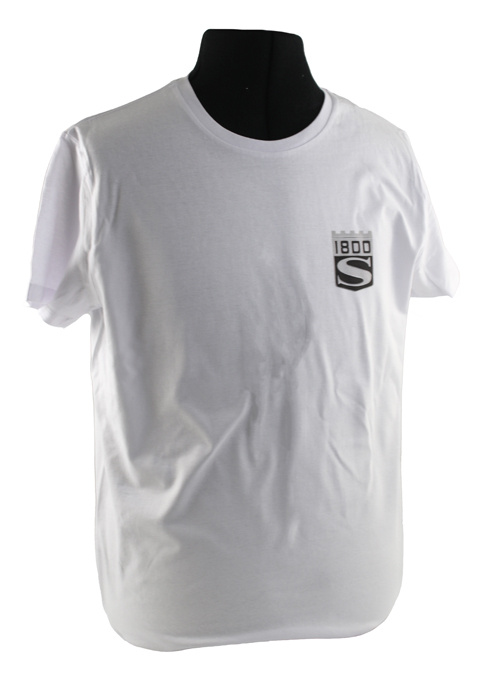 T-shirt weiss 1800S emblem
