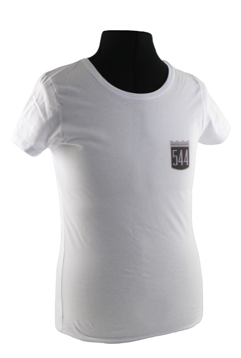 T-Shirt Frau weiss 544 Emblem