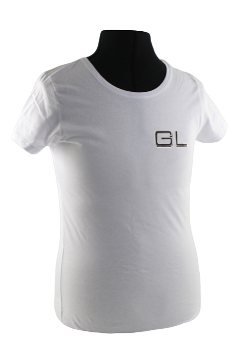 T-shirt Frau weiss GL emblem
