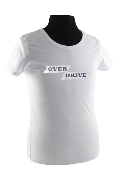 T-shirt Frau weiss overdrive emblem