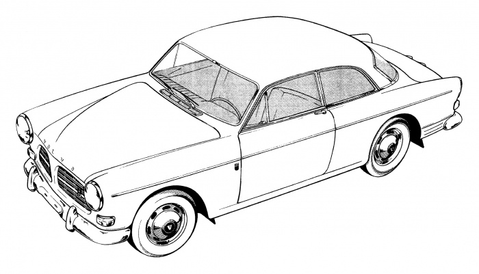 T-Shirt weiss Volvo Amazon